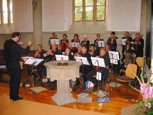 Posaunenchor im Gottesdienst