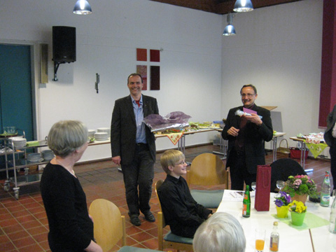 Bild vom Chorleiter-Jubiläum am 28. April 2013
